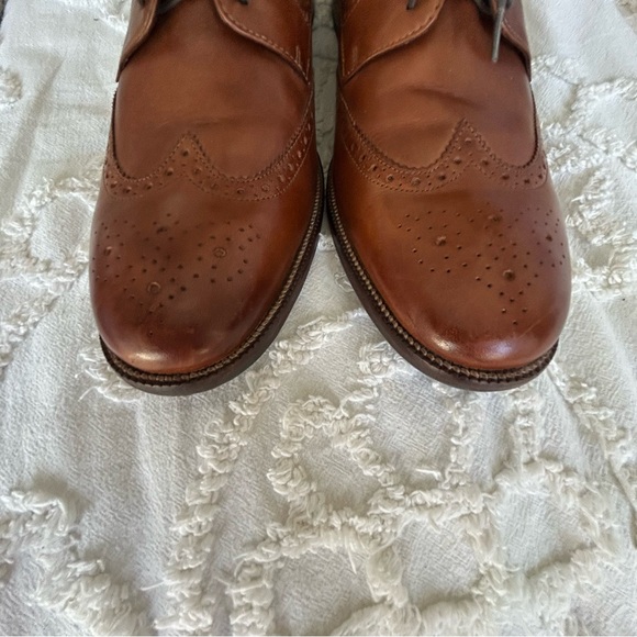 Cole Haan Benton Leather Wingtip Oxfords II Mens Shoes C24116 Size 11.5 Brown - Picture 2 of 6